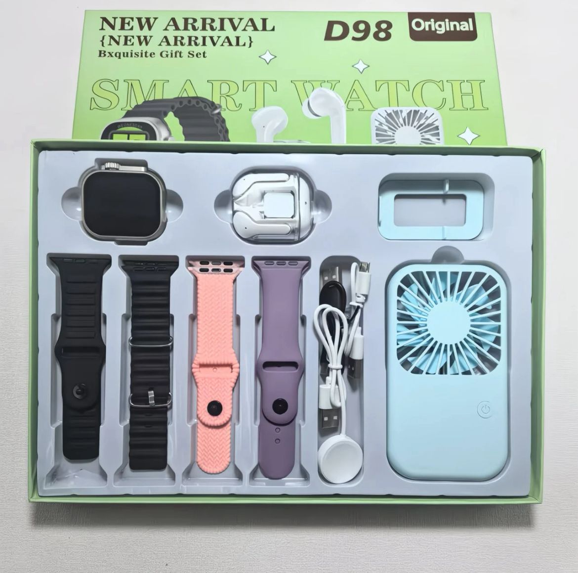 Smart Watch Gift Set (D98)