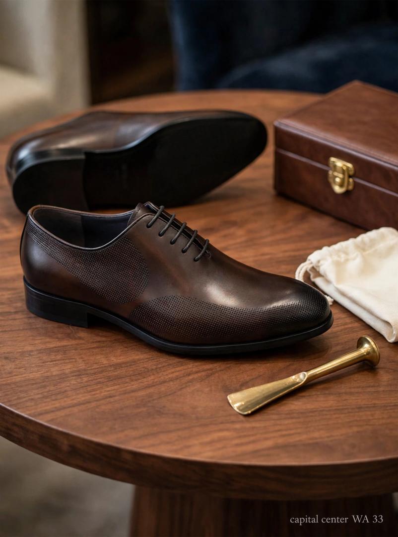 Men's leather shoes