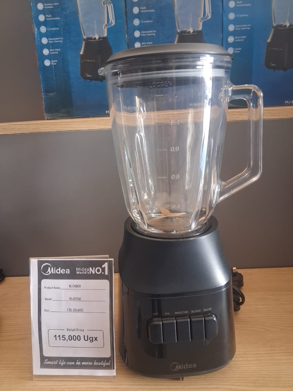 Midea 1.5L Glass Blender